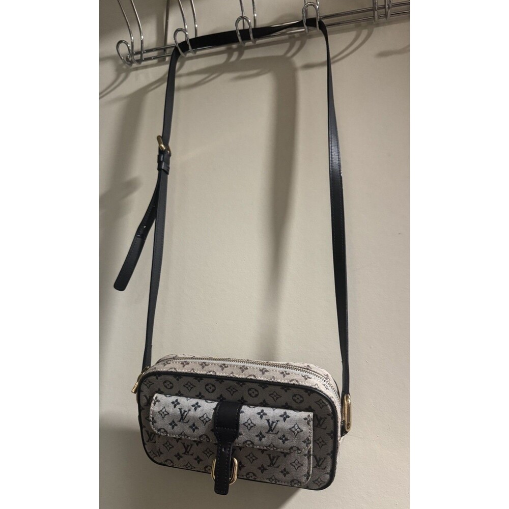 Vintage LOUIS VUITTON Monogram Mini Juliet MM Canvas Shoulder Bag Black - Picture 12 of 13